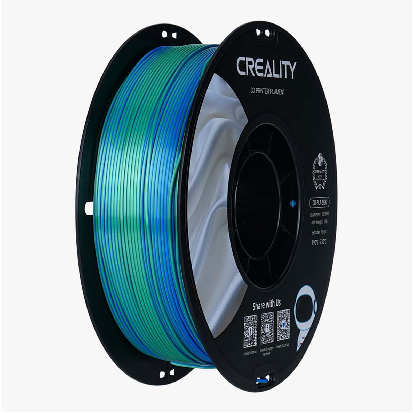 Creality Dual Silk Blue Green Filament 1kg