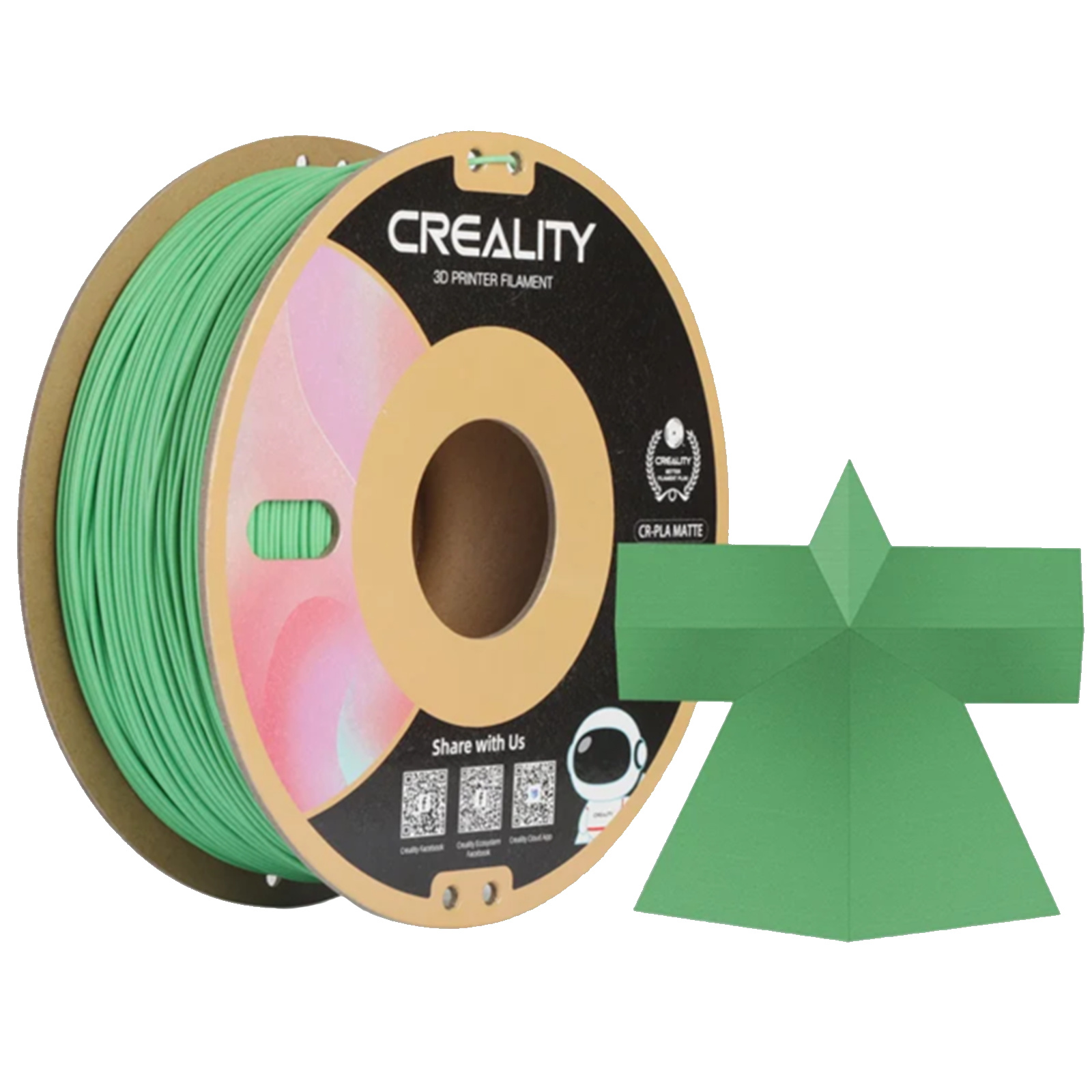 Creality CR-PLA Matte Avocado Green Filament 1kg
