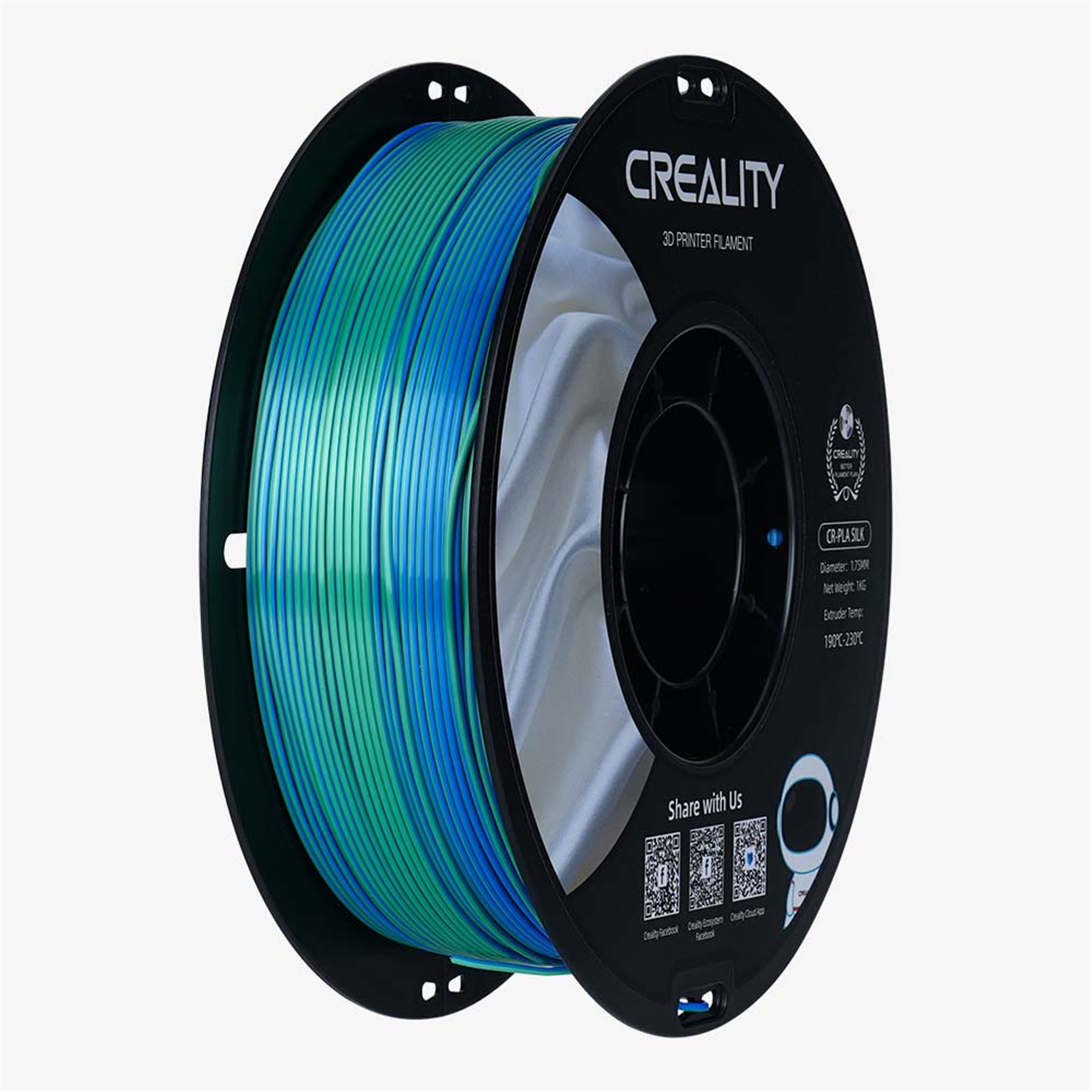 Creality Dual Silk Blue Green Filament 1kg