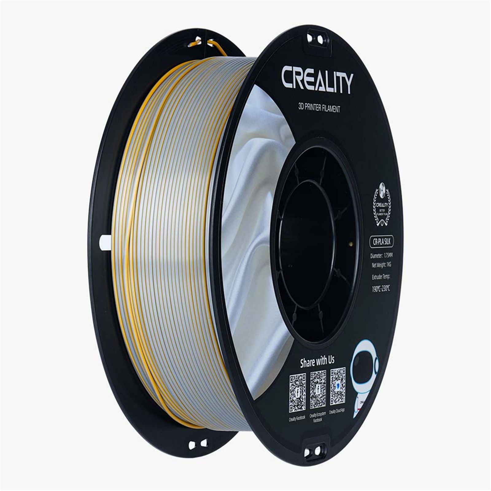 Creality Dual Silk Gold Silver Filament 1kg