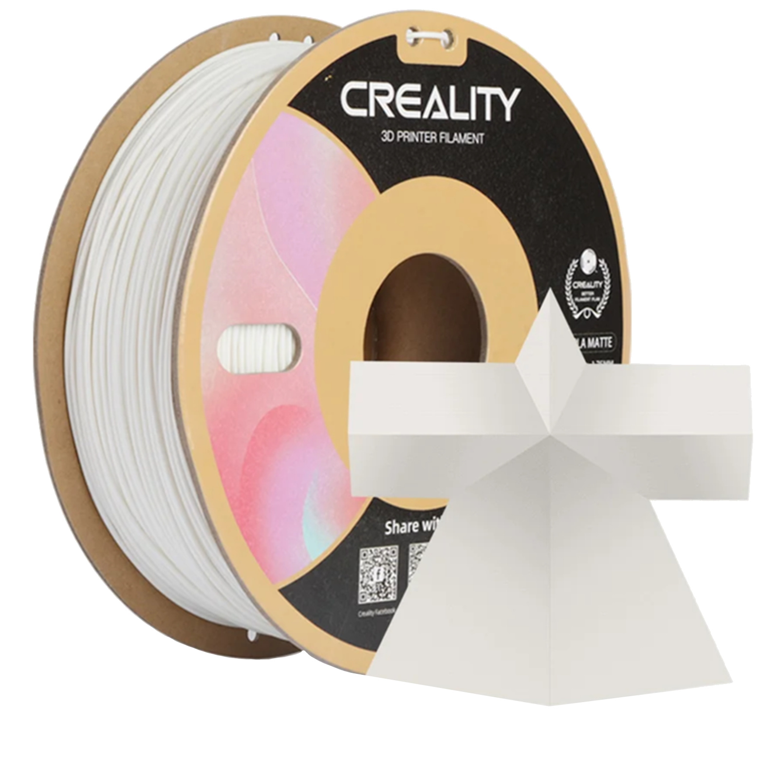 Creality PLA Matte Gypsum White Filament 1kg