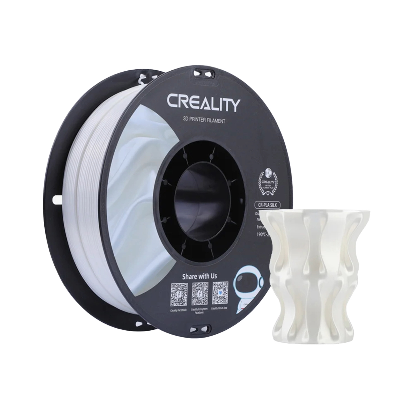 Creality Silk White Filament 1kg
