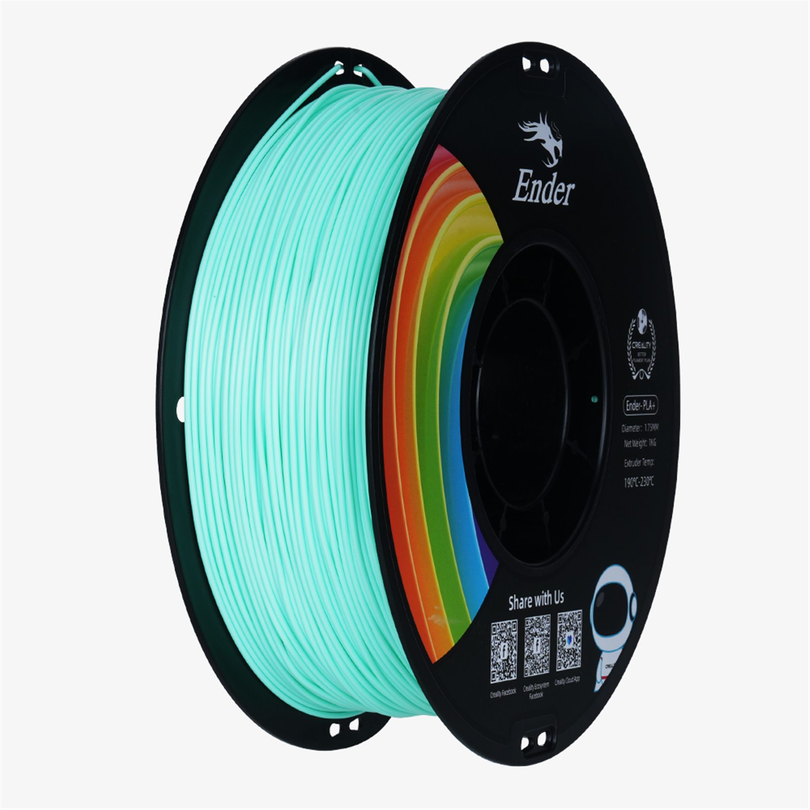 Ender PLA+ Jade Green Filament 1kg